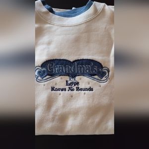 White Sweatshirt for Grandma